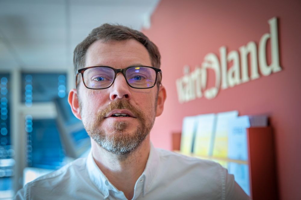 Bjørn Kristoffer Bore (49) er sjefredaktør og administrerende direktør i Vårt Land.