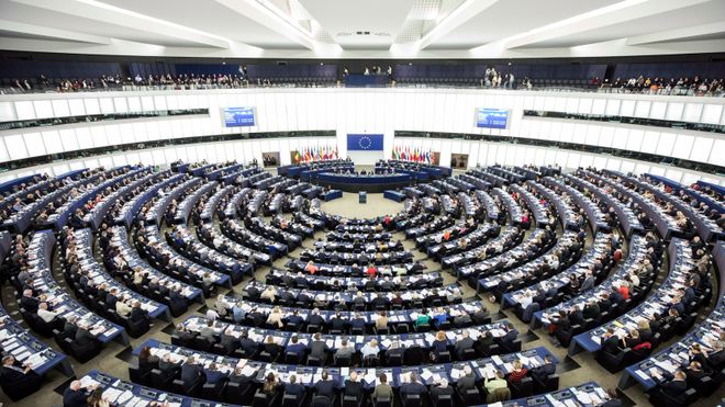 EU-parlamentet i Strasbourg