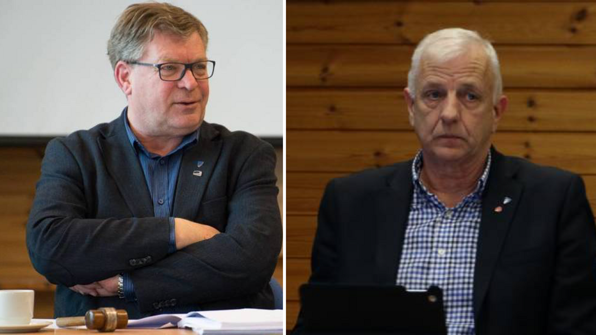 REAGERER: Verken ordførar Noralv Distad (H) eller varaordførar Leiv Jarle Bergheim i Aurland tykkjer om kompromisset Lærdal og Årdal landa på i siste time.