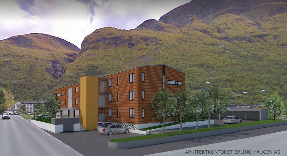 NYTT PROSJEKT: Kommunen har vedteke å kjøpa to leilegheiter i Krysset Burettslag i Årdal.