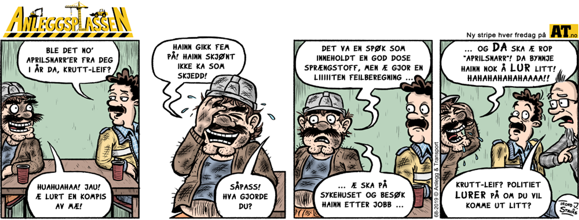 Aprilsnarr - med sprængstoff