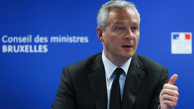 Frankrikes finansminister Bruno Le Maire