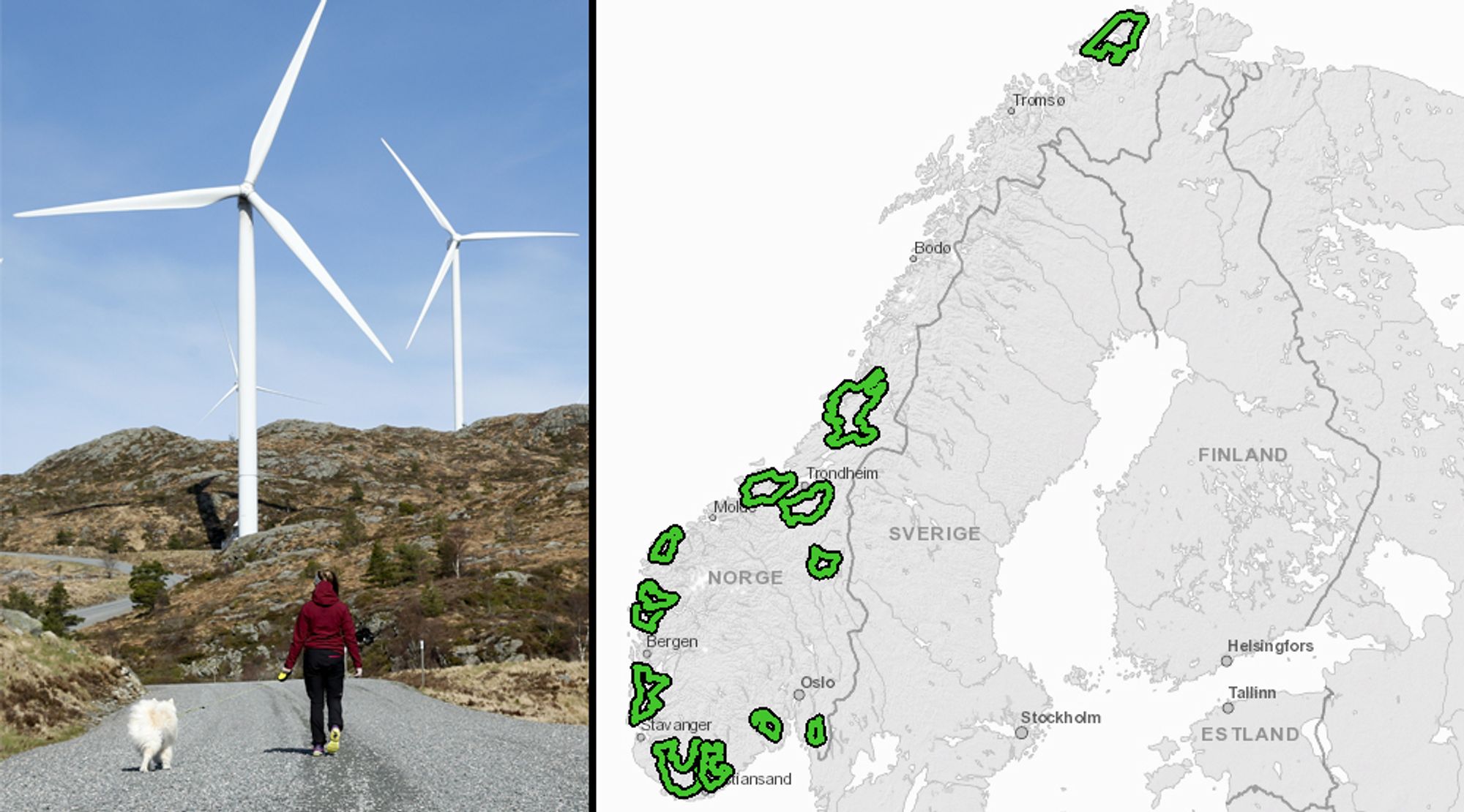 NVE legger en rekke hensyn til grunn når de avgjør hvilke vindparker som får konsesjon i framtiden.