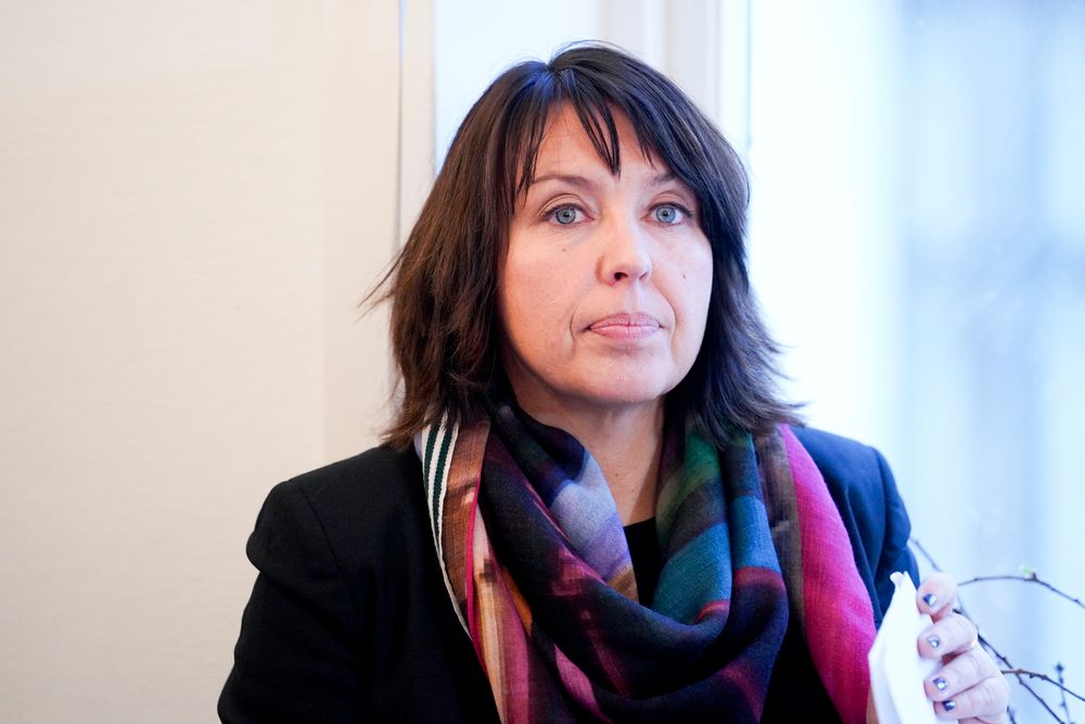 Rådmann i Tolga, Siv Stuedal Sjøvold.Her fra den statlige granskingskommisjonens fremlegging av sin rapport om Tolgasaken.
Foto: Fredrik Hagen / NTB scanpix