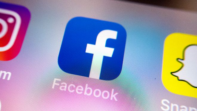 Illustrasjonsbilde av Facebook-appen på mobil.