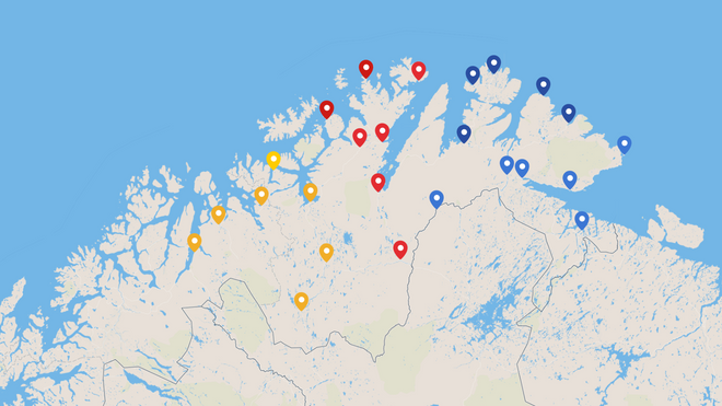 Her kommer de nye hurtigladerne i Finnmark