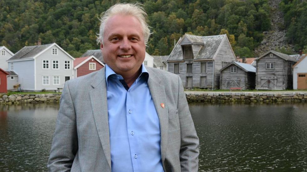 KOMMUNEVAL: Jan Geir Solheim førstekandidat for Lærdal Senterpartiet i Lærdal.
