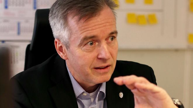 Programdirektør Petter Moe i Forsvarsmateriell