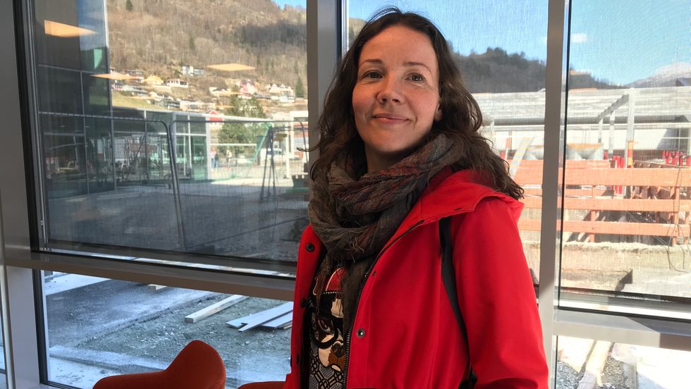 PÅ FLYTTEFOT: Sandra Opheim (uavhengig) flyttar til Sogndal, og gir seg med politikken.