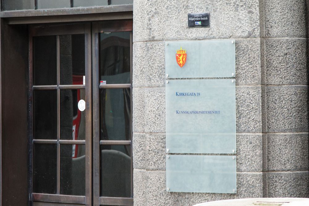 Kunnskapsdepartementet i Oslo.