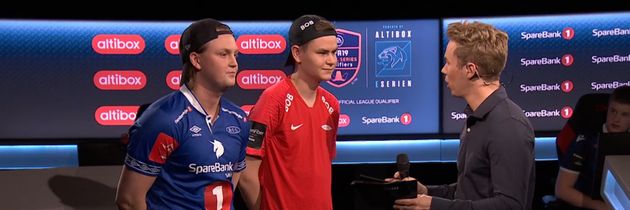 Sondre Voktor (Ranheim), Anders Rasmussen (Brann) og Eirik Fure.