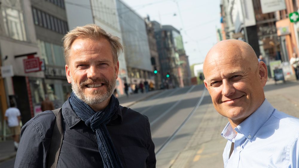 Framsikt har skaffet seg et godt fotfeste med sitt IT-verktøy for kommuner. Bak suksessen ligger det beinhardt arbeid, medgir gründerne (fra v.) Halvor Walla og Jo Inge Bræin.