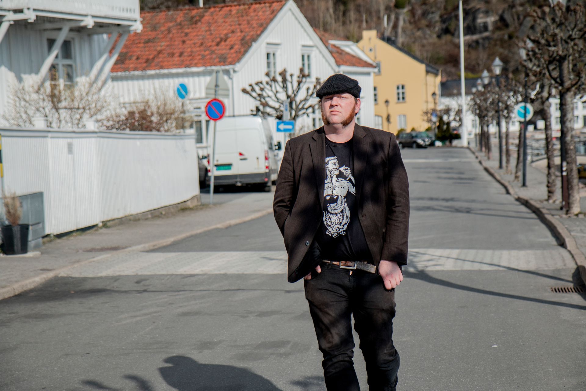 Redaktør Lars Taraldsen i Aust-Agder Blad.