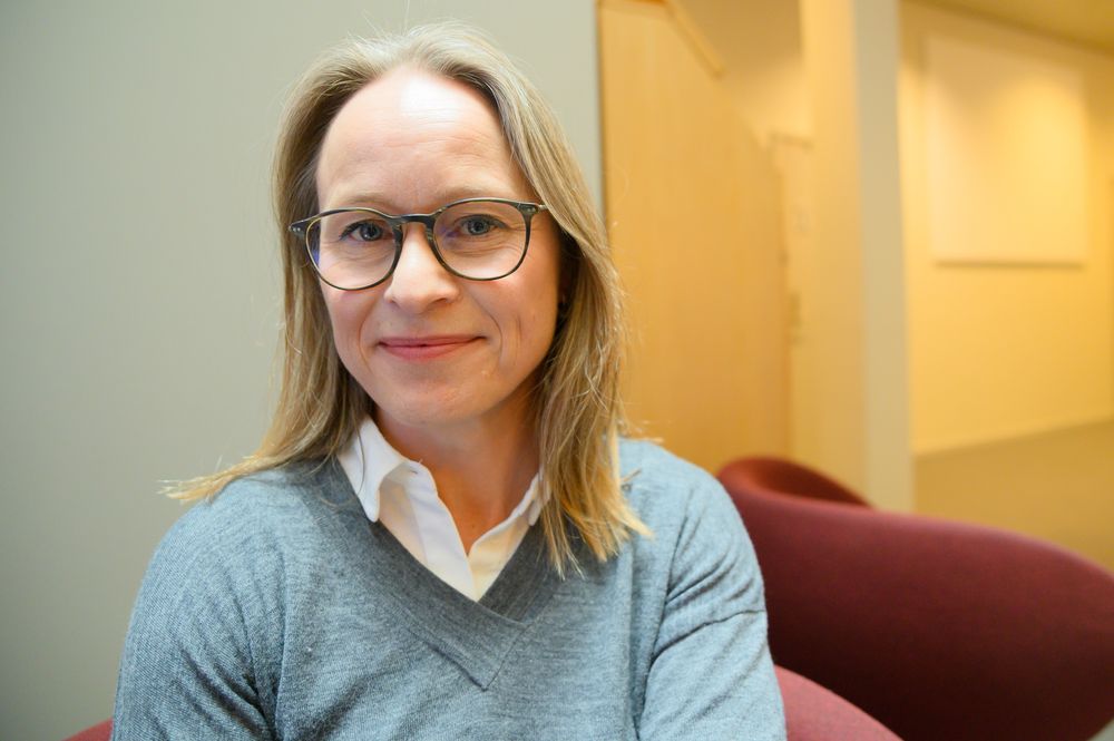 Sjefredaktør i Nationen, Irene Halvorsen.