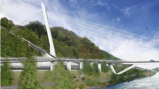 Snart klart for ny bru i Trondheim til 1,2 milliarder kroner