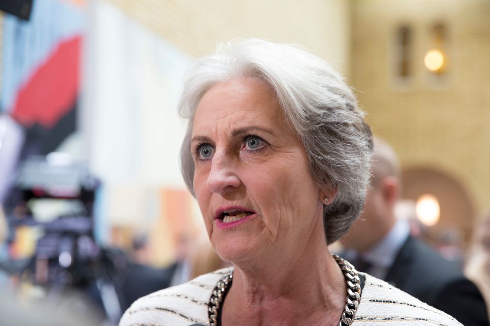 Leder av momsutvalget, Vibeke Madsen. Her fra da hun var leder av VIRKE.