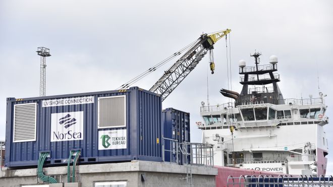 Norske havner kutter miljøutslipp med kraft fra land-teknologi