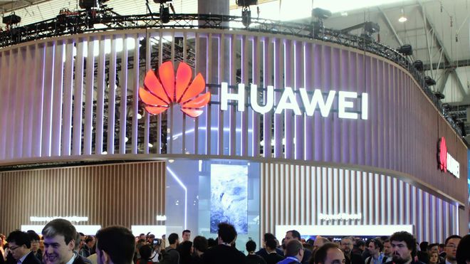 Huaweis stand på MWC 2019 i Barcelona.