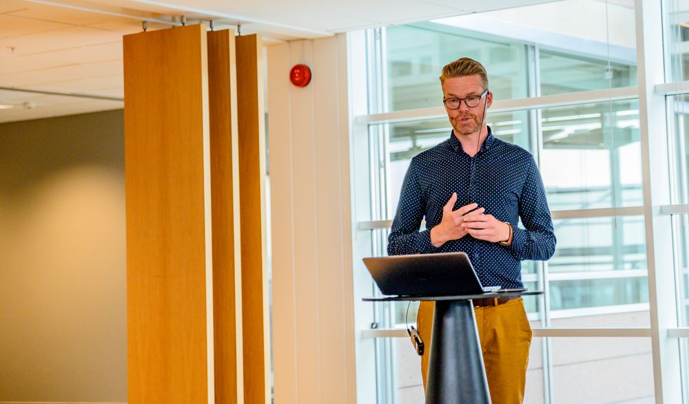 Mats Rønning, leder av Stortingets presselosje og leder for politisk avdeling i Dagbladet