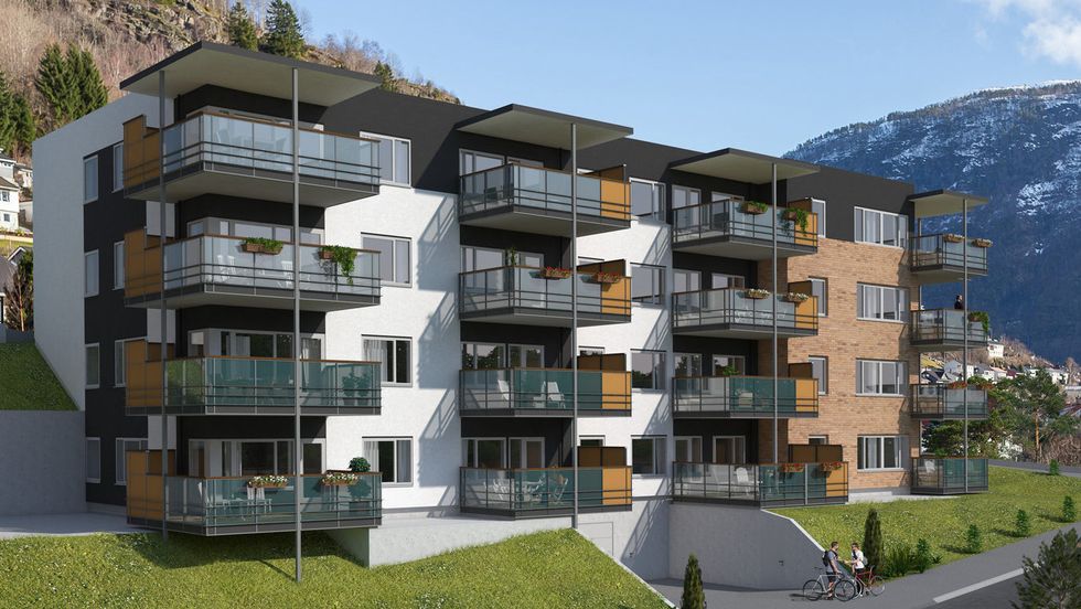 SOGNDAL: Ulvahaugen 10 ligg om lag 400 meter frå sentrum.