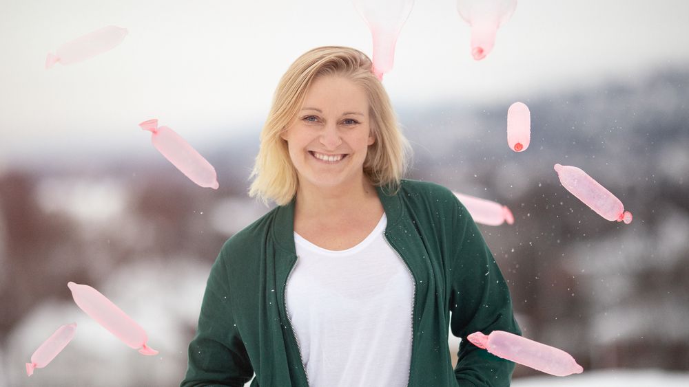 Tuva Fellman og reporter Remi Horgar