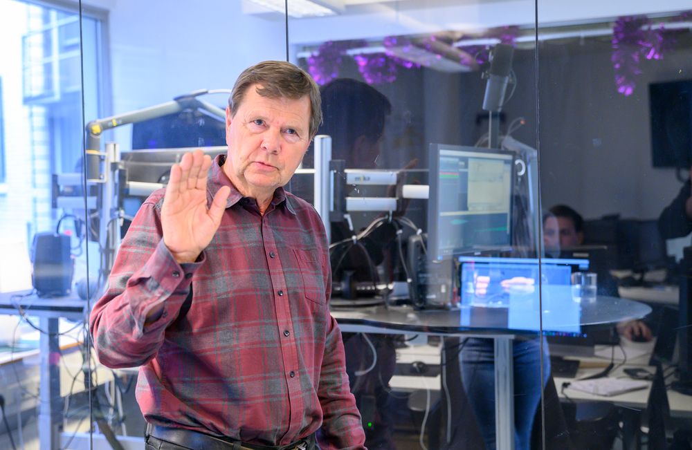 Radiosjef og ansv. redaktør Svein Larsen i Radio Metro.