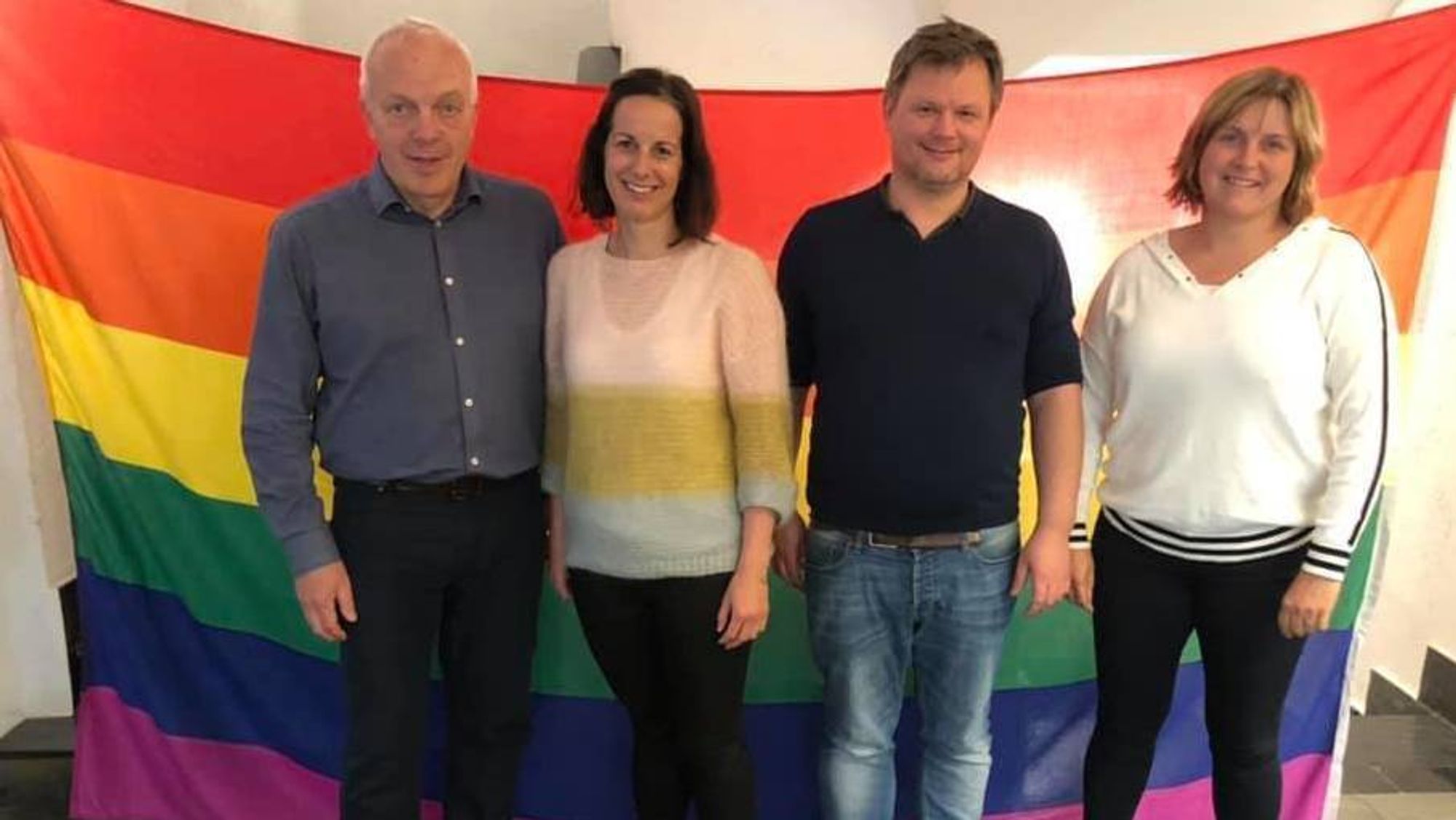 FRÅ VENSTRE: Jan Sigurd Haugen, Cecilie Njøs Høgheim, Jon Håkon Odd og Cecilie Njøs Høgheim.