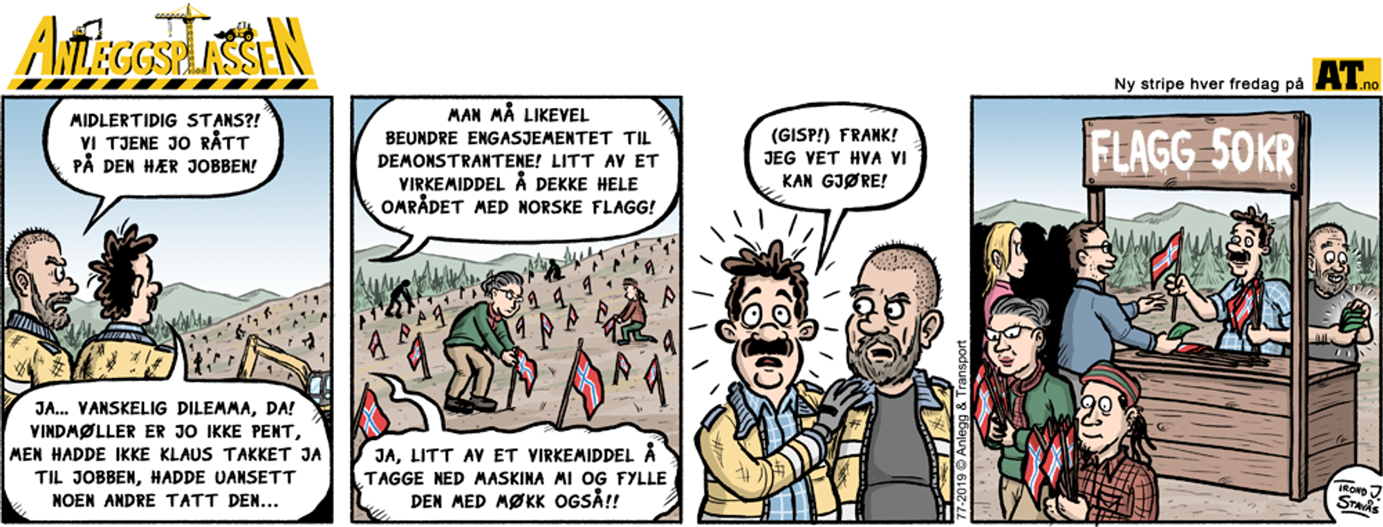 Det er Norge i rødt, hvitt og blått