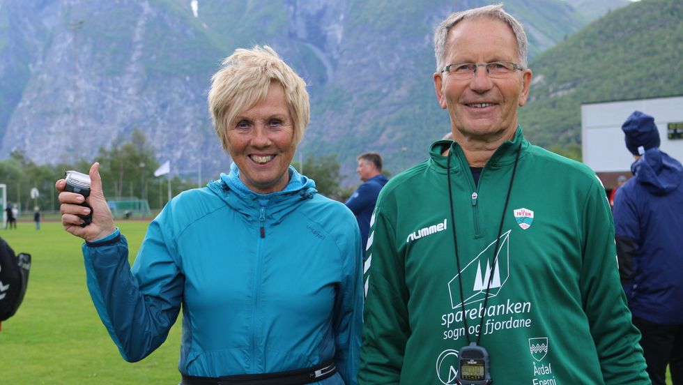 STÅLKONTROLL: Desse to har stålkontroll på tidene på Jotun Stadion.