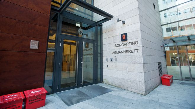 Borgarting lagmannsrett, bilde av inngangsparti.