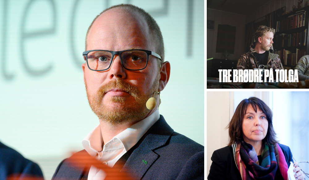 Ansvarlig redaktør i VG, Gard Steiro, rådmann i Tolga kommune Siv. S. Sjøvold.