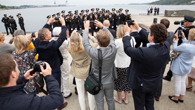 Fotofinish for Stavern-studentene