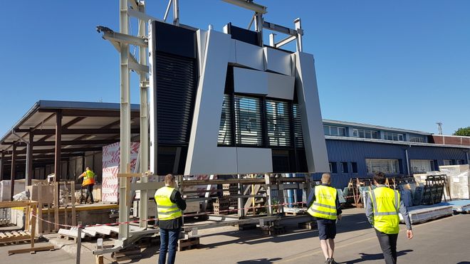 Hydro Extruded Solutions Cirkal 75R fasadeelementer resirkulert aluminium Økern Portal