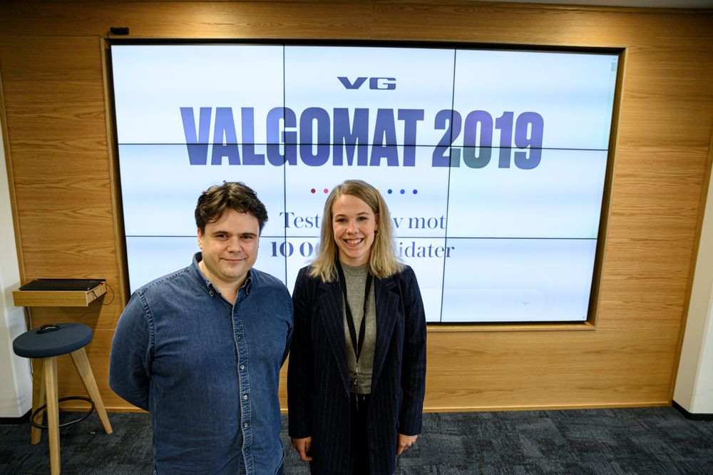 Jari Bakken og Oda Leraan Skjetne har laga VG sin valgomat.