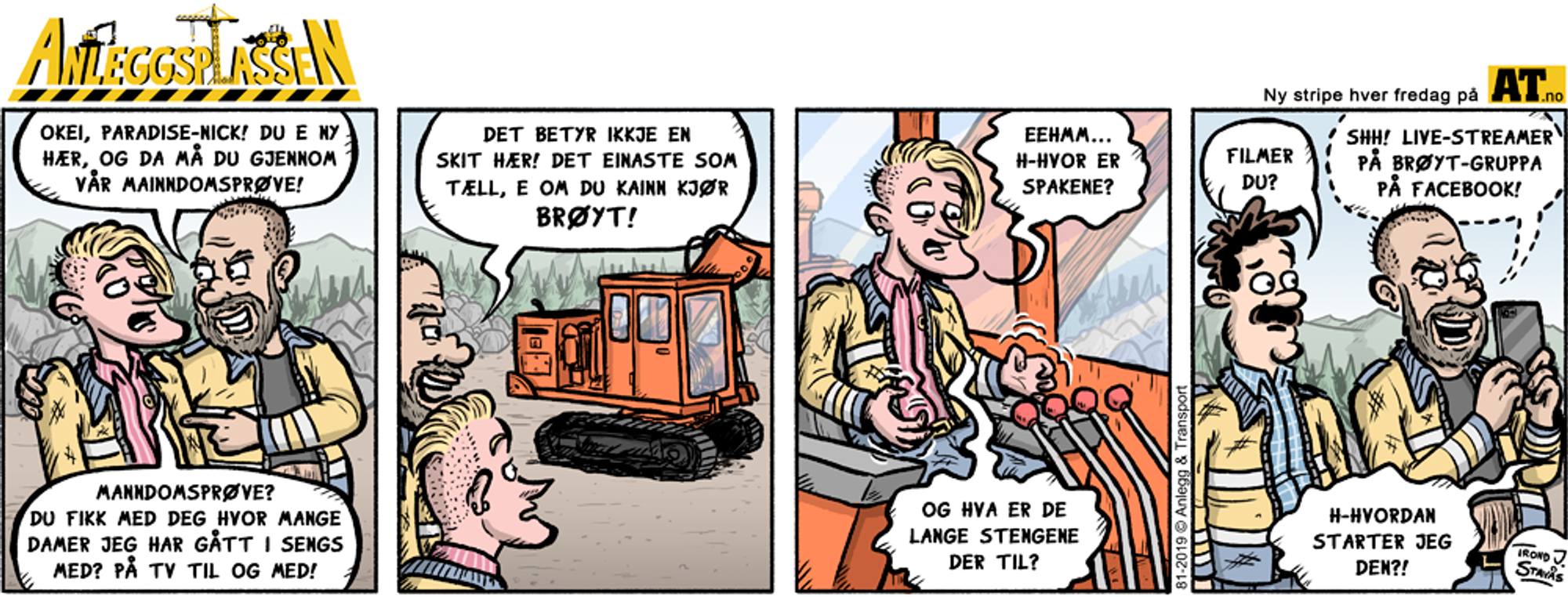 Prøver Brøyt: Hvor er spakene?