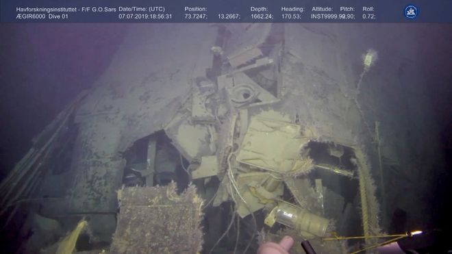 Norge og Russland på felles tokt til atomubåten Komsomolets