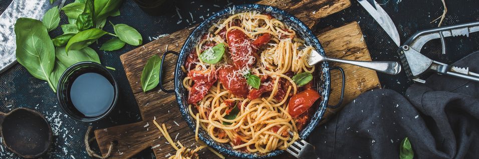 Pasta pomodoro er raskt, enkelt og smaker alltid himmelsk