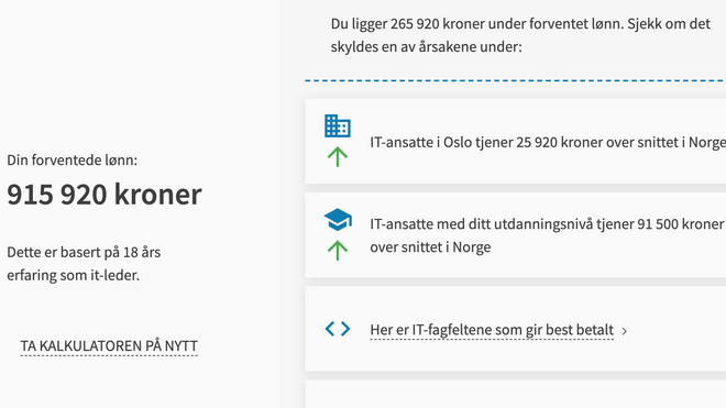 2019-tallene er klare: Sjekk hva du burde tjene i IT-bransjen med vår lønnskalkulator