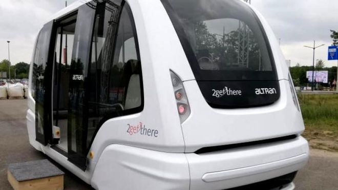 Syklister er et problem når Rotterdams selvkjørende buss skal ut i trafikken