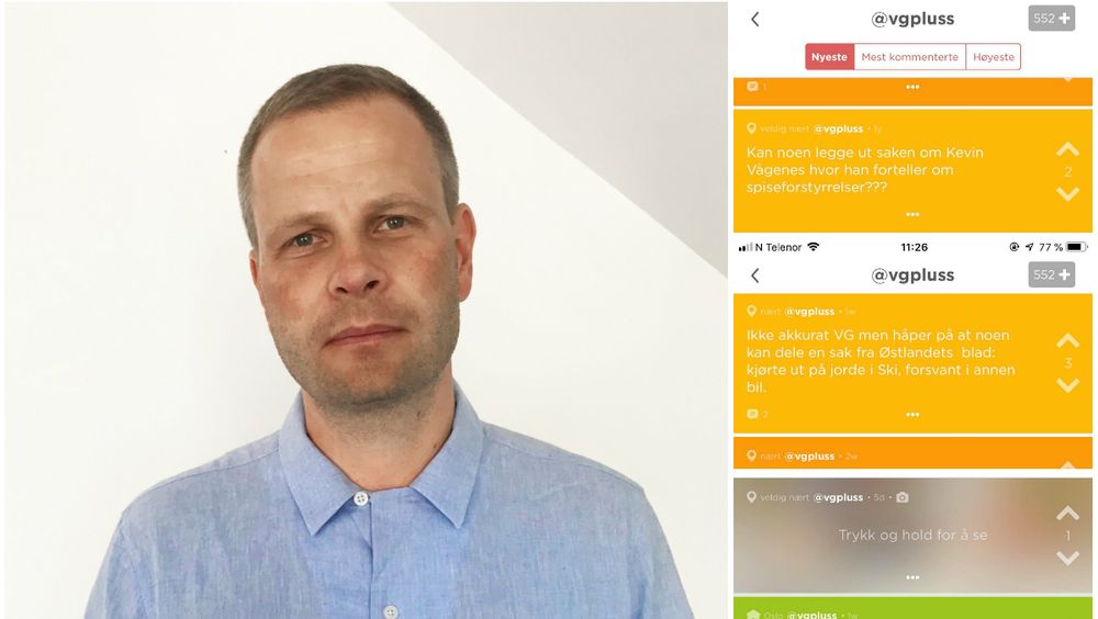Nyhetsleder Trond Olav Skrunes i VG