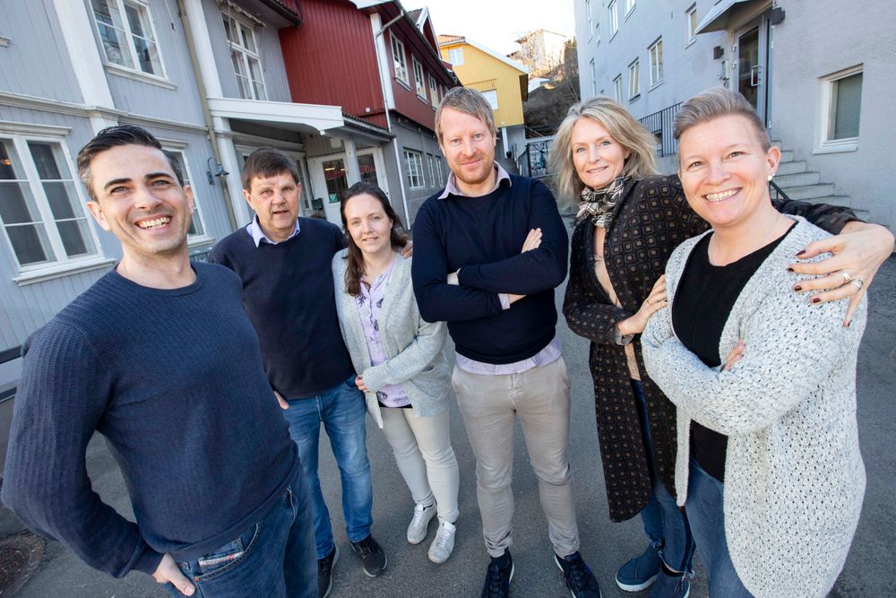 Fra venstre: René Hansen, Ole Jonny Johansen, Henriette Slaatsveen, Mattias Mellquist, Mariann Leines Dahle og Anita Gjøs. Foto: Tor-Arne Dunderholen