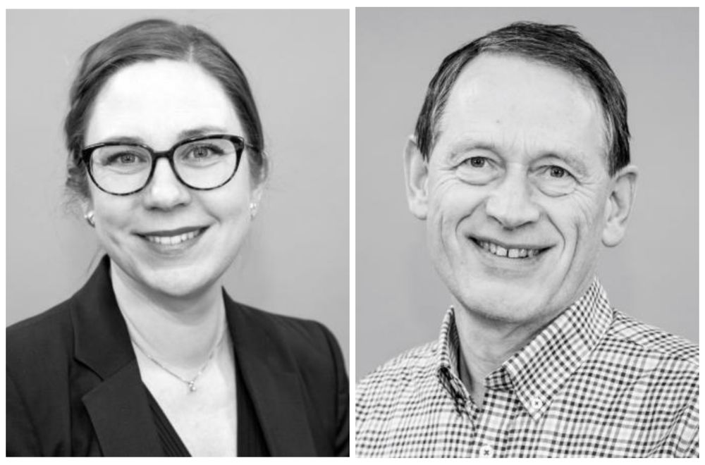 Dekan Audhild Gregoriusdotter Rotevatn og direktør Per Halse ved Høgskulen i Volda.
