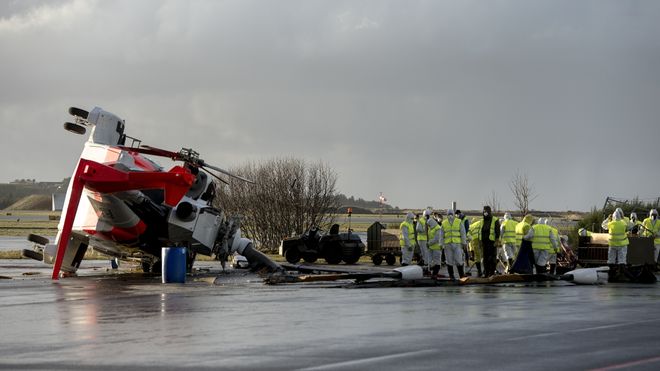 Reparert for 100 millioner: Nå flyr AW101-helikopteret som veltet på Sola igjen