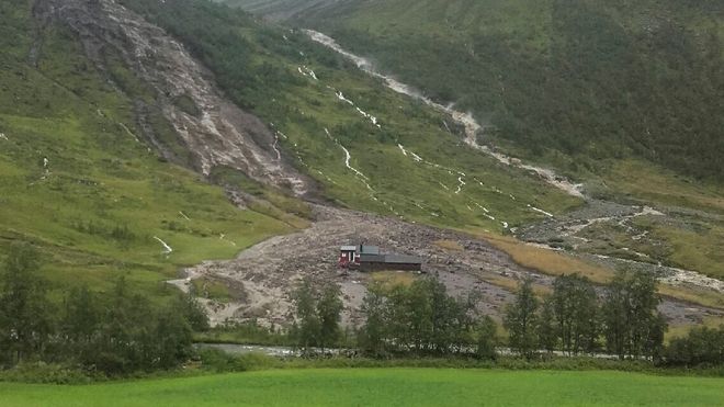 Nå har geolog undersøkt: Fortsatt ustabile rasområder i Voss