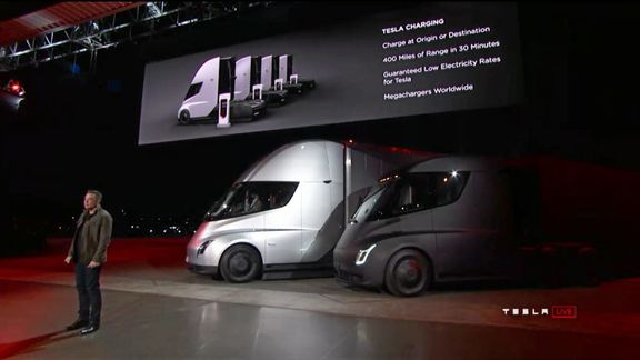 En selvkjørende Tesla Semi?