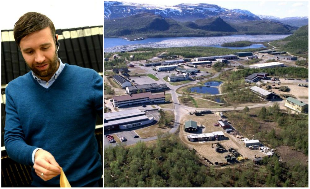 Finnmark Dagblad-redaktør Arne Reginiussen og Garnisonen i Porsanger (GP).