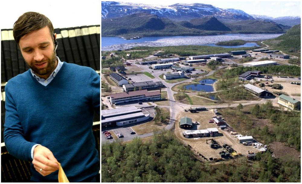 Finnmark Dagblad-redaktør Arne Reginiussen og Garnisonen i Porsanger (GP).