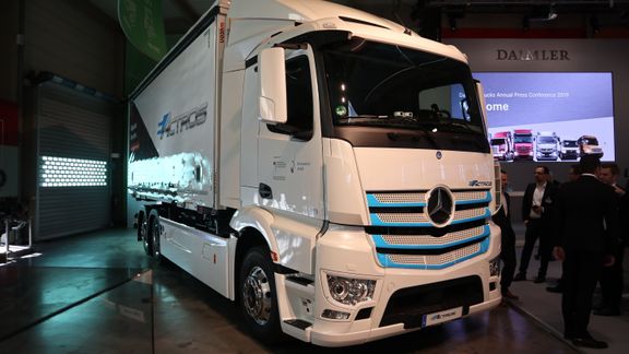Utvikling av eActros i rute