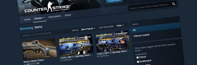 Valve rullet plutselig ut moderering for Steam Workshop