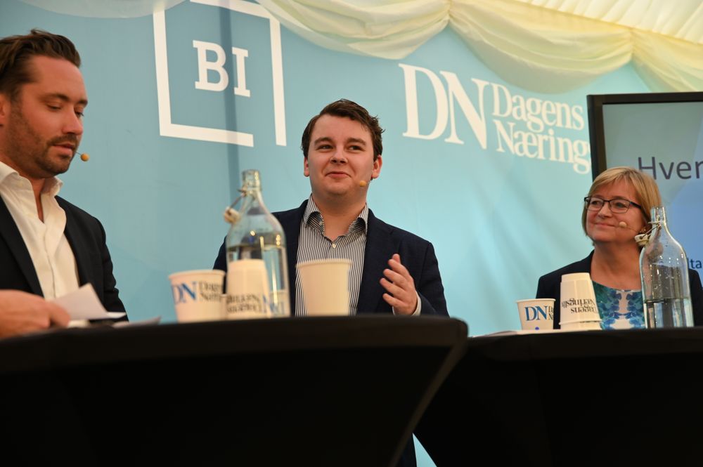 Peder Sjo Slettebø, Espen Teigen, Hanna Relling Berg under Arendalsuka 2019